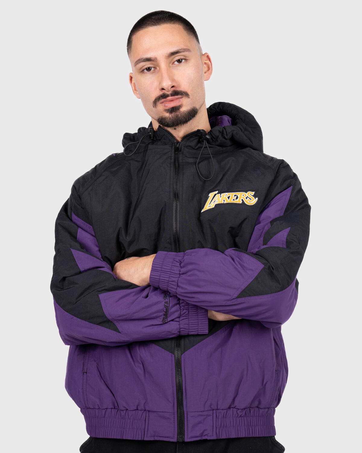 Mitchell & Ness NBA RETRO FULL ZIP JACKET - LA LAKERS | OJZP5939